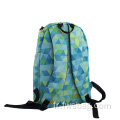 2022 Custom Colorful Triangle imprimé Polyester Custom Logo Promo-Backpack sac à dos Sac à dos Cadeau de poussière